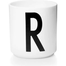 Design Letters valkoinen posliinikuppi