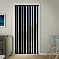 Debel D'lux musta lamellikaihdinsetti