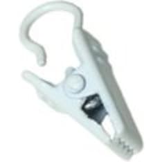 Debel 10 pcs white clip for curtain ring