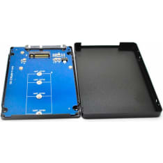 CoreParts MSNX1001B tallennusaseman kotelo SSD-kotelo Musta 2.5"