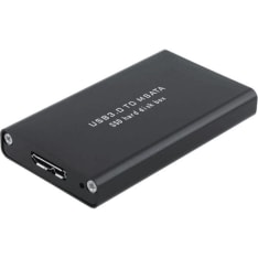 CoreParts MSUB3302 storage drive enclosure – HDD/SSD enclosure – Black