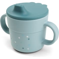 Done by Deer Foodie Happy Dots Light Blue Sippy Cup