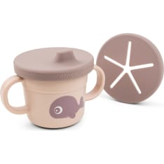 Done by Deer Foodie Wally Pink Spout/Snack Cup