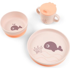 Done by Deer Foodie Wally Pink Tableware Set