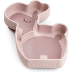 Done by Deer Stick & Stay Lalee Light Pink Silicone Plate