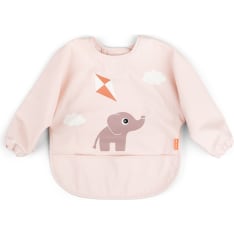 Done by Deer Playground Pink Sleeved Bib