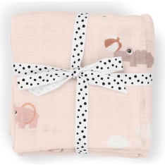 Done by Deer Burp cloth 2-pack Playground