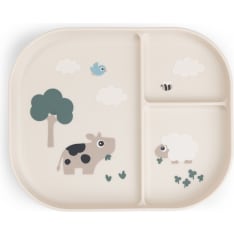 Done by Deer Foodie compartment plate Tiny farm