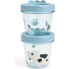 Done by Deer Baby food container 2-pack Tiny farm