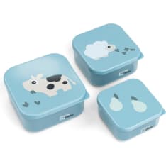Done by Deer Snack box set 3 pcs Tiny farm