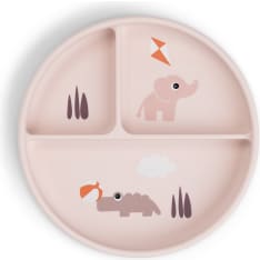 Done by Deer Stick&Stay compartment plate Playground