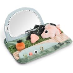 Done by Deer Tummy Time Sensory Mirror Tiny farm Colour Mix