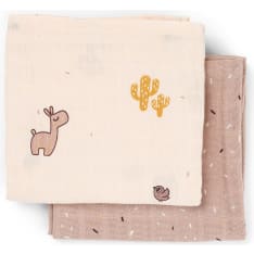 Done By Deer Lalee 2pcs burp cloth