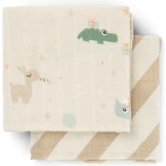 Done By Deer Celebration 2pcs burp cloth