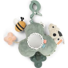 Done by Deer Activity mirror w/clip Tiny farm Green