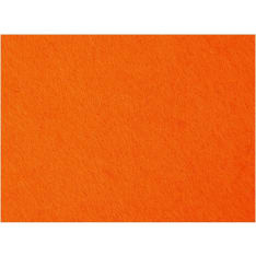 Craft Felt, orange, 42x60 cm, thickness 3 mm, 1 sheet