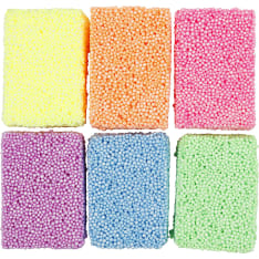 Creativ Company 6x10g neonvärit soft foam