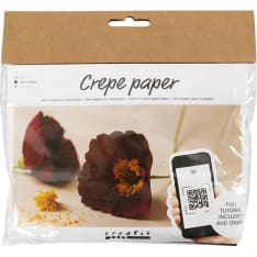 Creativ Company Kreppipaperi Unikko mini askartelusetti
