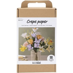 Creativ Company Kreppipaperi kukkakimppu askartelusetti