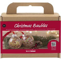 Creativ Company Paljetit Joulupallot Mini Craft Set