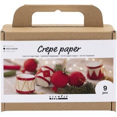 Creativ Company Kreppipaperit Joulupallot Mini Craft Set