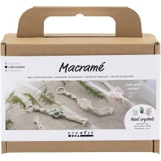Creativ Company Avaimenperät makramee mini askartelusetti