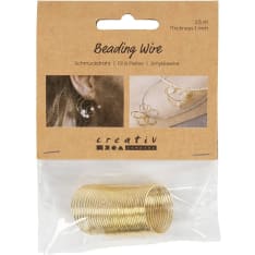 Creativ Company gold-colored jewelry wire