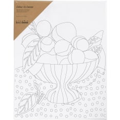 Creativ Company Fruit bowl 24x30cm with print patterned painting base