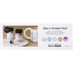 Creative Company lasi- ja posliinimaali 5x30 ml/ 1 pkt