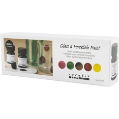 Creative Company lasi- ja posliinimaali 5x30 ml/ 1 pkt