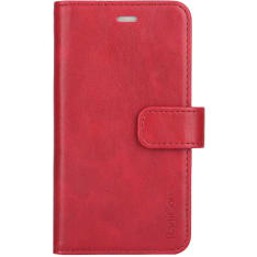 Radicover Radiation protection wallet PU iPhone 6/7/8/SE Flipcover Red radiation protection wallet