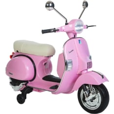 Azeno Vespa PX150 2x12V pinkki sähkömopo