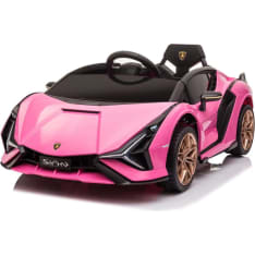 Azeno Lamborghini Sian pinkki 4x12V sähköauto