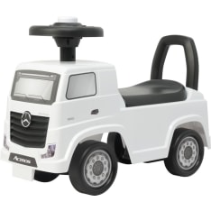 Mercedes Benz Actros Truck white trail car