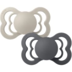 Bibs Supreme size 2 symmetrical, 2-pack silicone teats