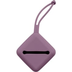 BIBS Mauve Silicone Pacifier Clip