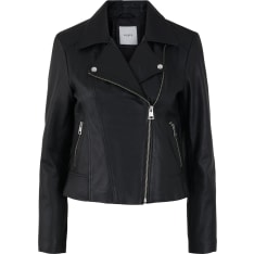 Pieces Pcsusse Women's Leather Jacket