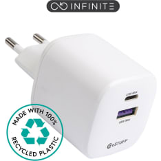 eSTUFF Infinite USB-C & USB-A 67W GaN pikalaturi