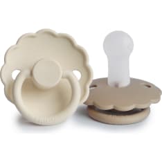 FRIGG Daisy Cream/Croissant silikoni tutti 2 kpl