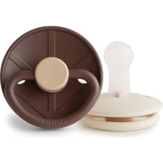 FRIGG Little Viking Round Silicone 2-Pack Pacifiers Bjorn/Sigrid
