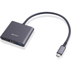 eSTUFF ES623001 USB-C AV-monitoimihubi