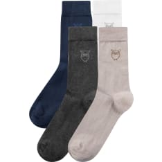 KnowledgeCotton miesten 4-pack sukat
