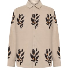 KnowledgeCotton Apparel SOS Printed Shirt