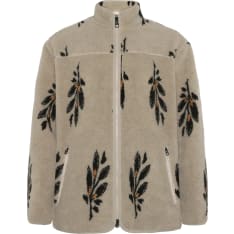 KnowledgeCotton Apparel SOS AOP Zip Fleece