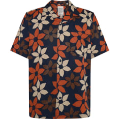 KnowledgeCotton Apparel Wave miesten kauluspaita LYHYTHIHA