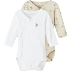 Name It Baby Nbnbody Baby Wrap Bodysuit 2-pack