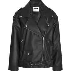 Noisy May Curve Nmpaulina naisten keinonahkatakki