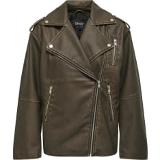 Only Onlmontana Women's Faux Leather Jacket