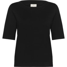 Kaffe Kalizza ladies boatneck solid pullover