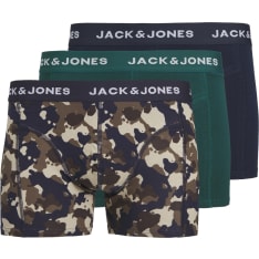 Jack&Jones Junior Jaccamoflage nuorten bokserit 3-pack